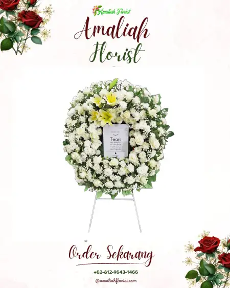 Krans Bunga Duka Bercak Asri